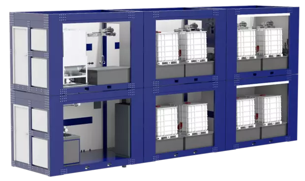 Aufbereitungsstation für Chemikalien Aufbereitungsstation für Chemikalien